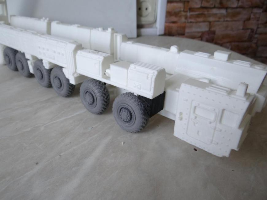 Передвижной ракетный комплекс Тополь м  3D печать