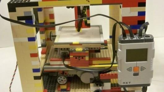 Самодельный 3D-принтер из LEGO