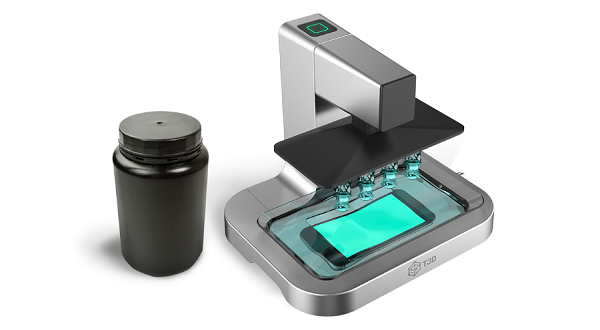 T3D предлагает фотополимерный 3D-принтер на основе мобильных устройств с возможностью многоцветной 3D-печати