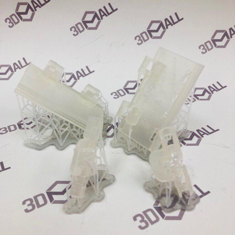 Печать деталей из прозрачного фотополимера Formlabs Clear
