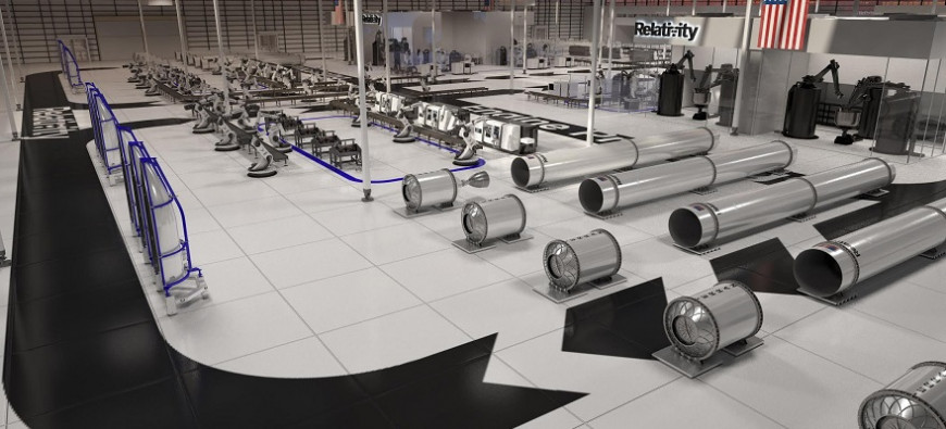 Компания Relativity Space строит фабрику по 3D-печати космических ракет