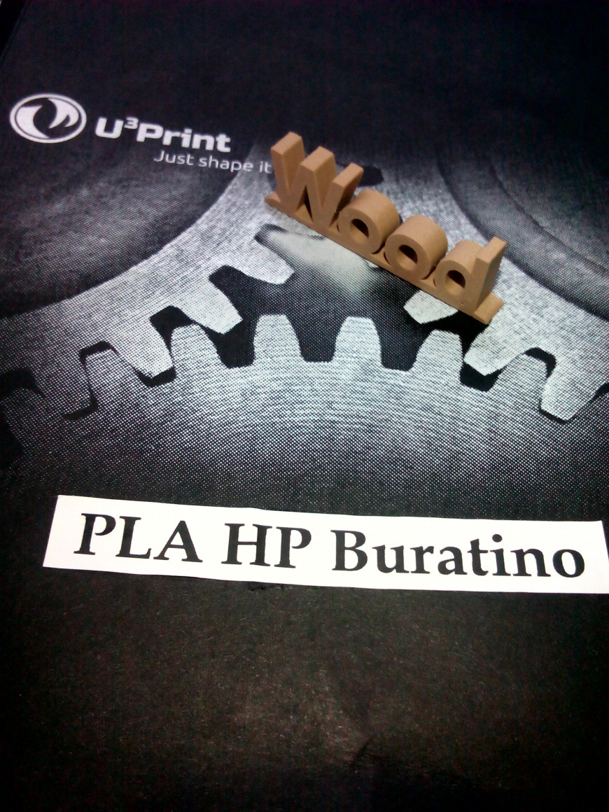 U3Print Buratino, или же древонаполненный ПЛА