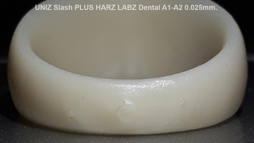 UNIZ Slash PLUS и HARZ LABZ, Dental Cast RED и A1-A2