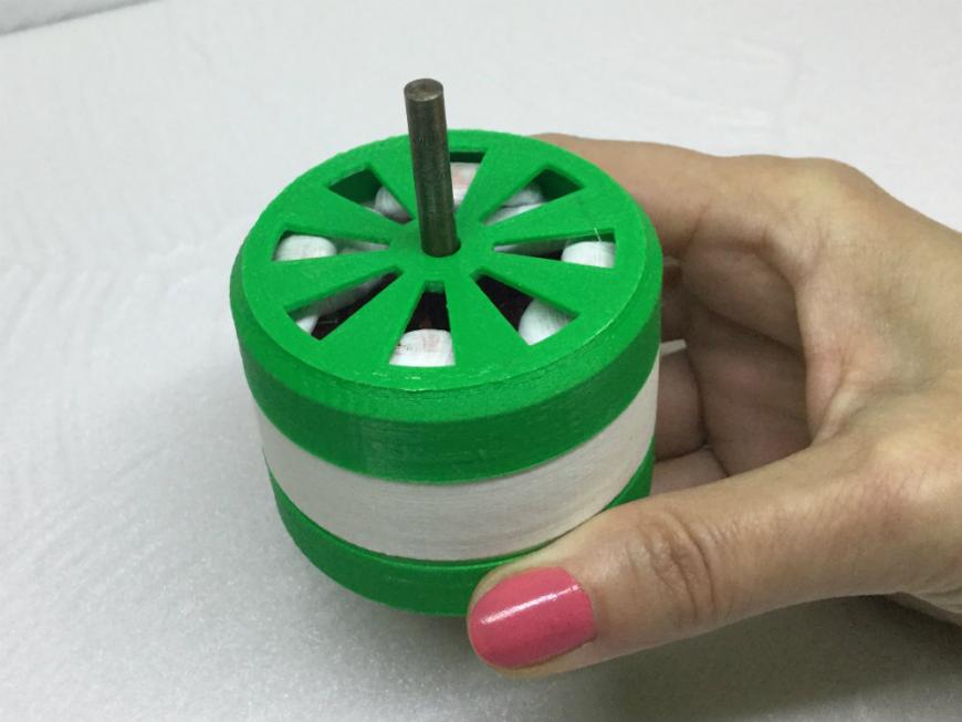 Gen6 - 3D печатный радиальный электрогенератор на постоянных магнитах.