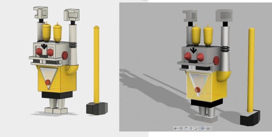 Знакомство с принтером. Робот-заяц и другие модельки.