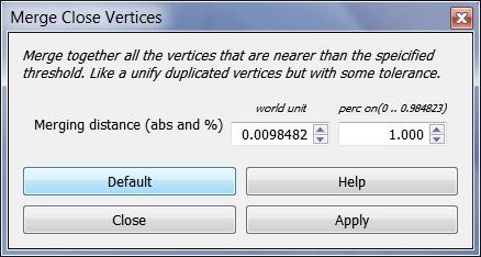 Почистить 3D модель от лишних полигонов