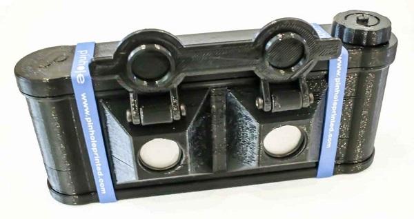 Клинт O’Коннор предлагает 3D-печатный стереоскопический фотоаппарат-стеноп Flyer 6х6 Stereo