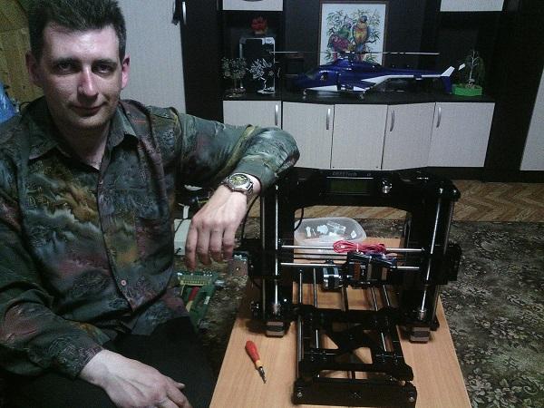 Пермский изобретатель обзавелся 3D-печатным приятелем-терминатором