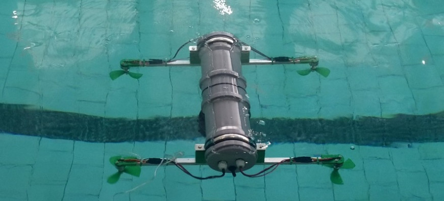 Красноярские ученые испытывают 3D-печатный подводный квадрокоптер