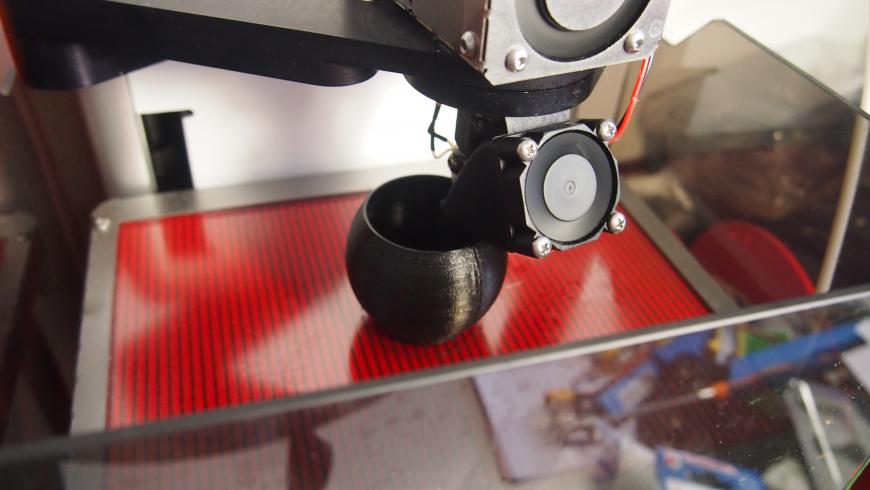 3D-печать резиноподобным материалом на 3D принтере SkyOne
