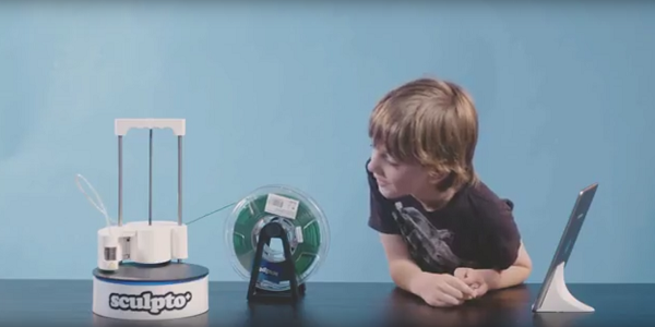 «Самый дружелюбный 3D-принтер» от компании Sculpto ищет поддержку на Kickstarter