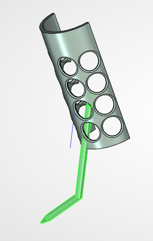 Создание поддержек в T-FLEX CAD. Метод 2 (Использование адаптивных фрагментов)