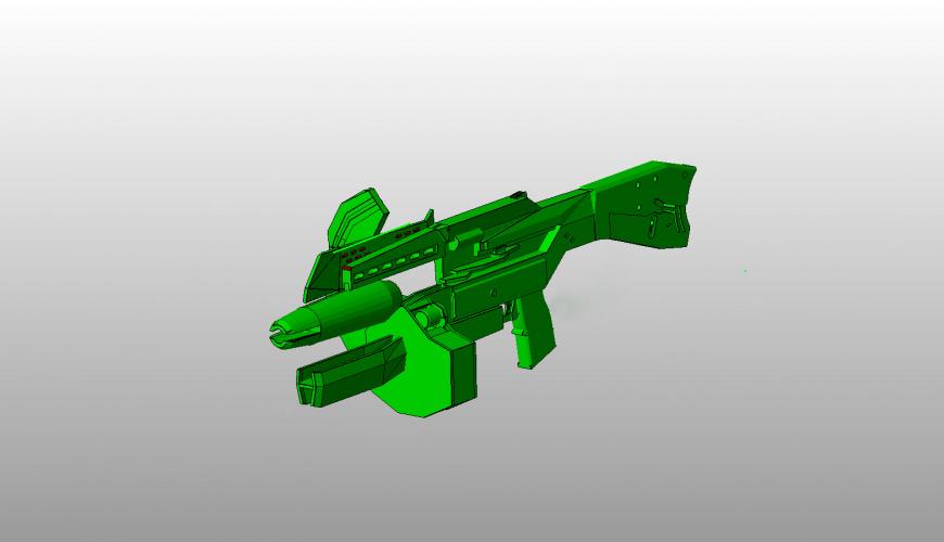 На PICASO 3D Designer сделали импульсную винтовку для Гордона Фримена