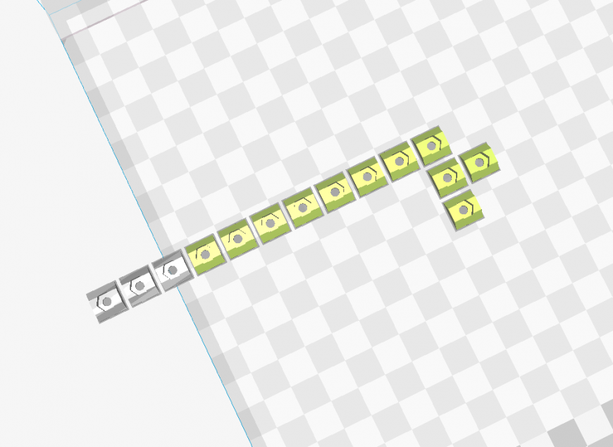 Cura 2.4.0 размещение копий на столе