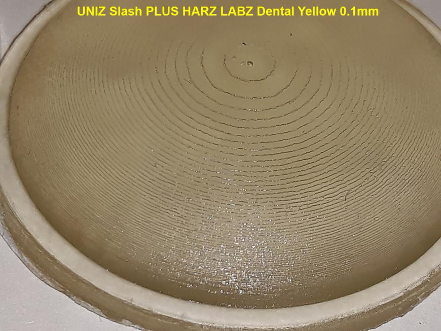 Линза 44 мм. UNIZ Slash PLUS HARZ LABZ Dental Yellow