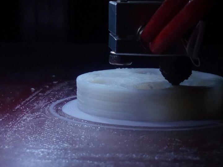 Полоски на боковой поверхности модели на прусе Полоски на боковой поверхности модели на прусе