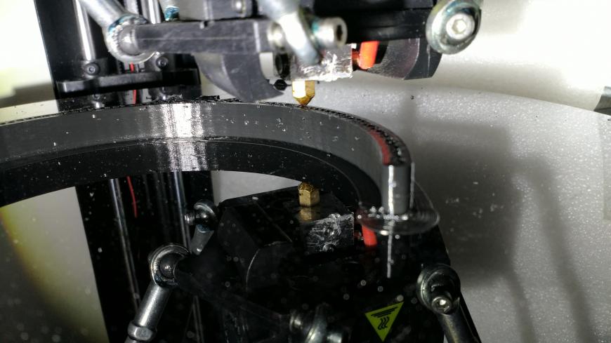 Дефекты печати округлых деталей 'катышки, ямки' Flsun QQ