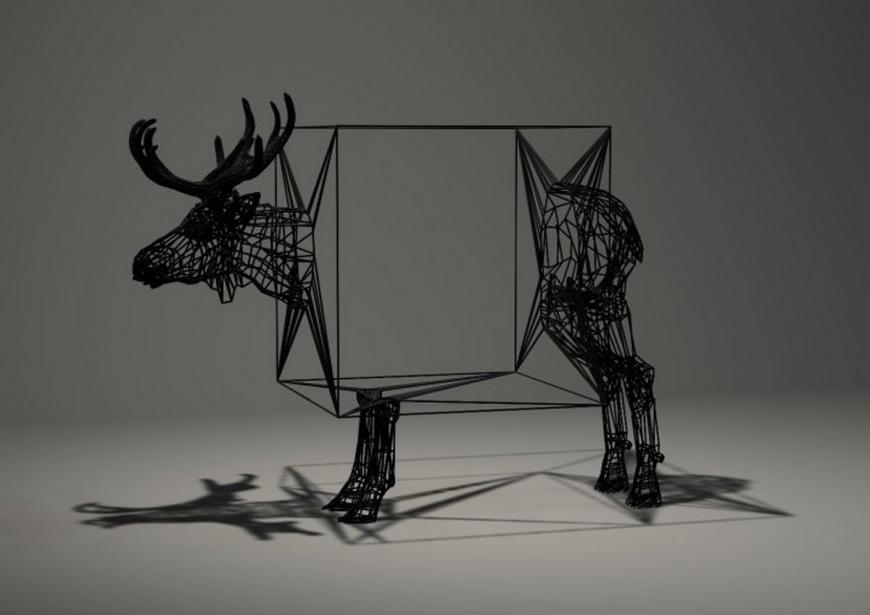 Мега арт проекты в 3D печати. 'Проволочное' искусство'. (часть 7)