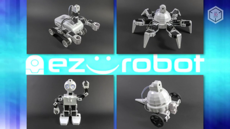 Top 3D Shop. Обзор робота-вездехода EZ-Robot Roli Rover