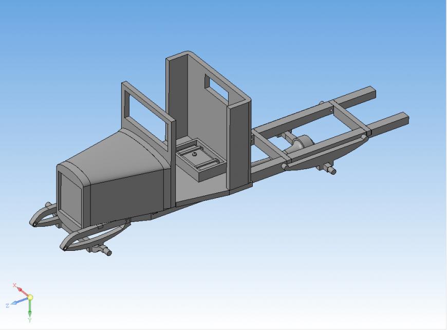 Зис-5. Сборная модель напечатаная на 3d-принтере.