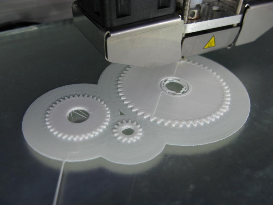 Печать шестерёнок на 3D принтере