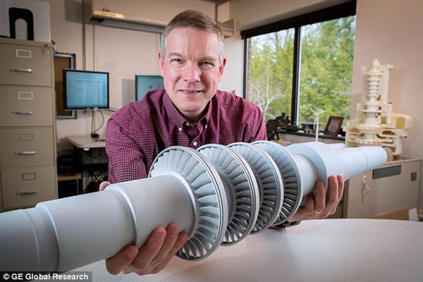 GE напечатала прототип настольной турбины, которая может обеспечить энергией целый город