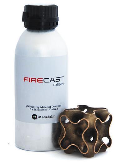 MadeSolid представляет первую смолу FireCast Resin для отливки металлических изделий