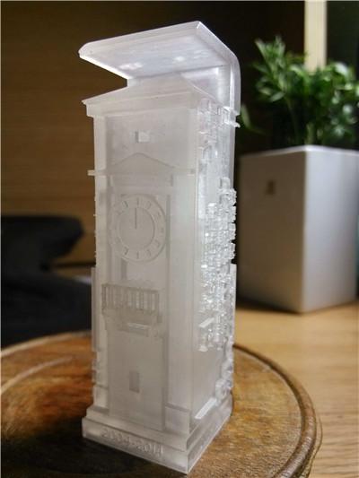Выполненная с помощью 3D-технологии печать в виде часовой башни — к 10-летию Университета Ноттингема в Нинбо