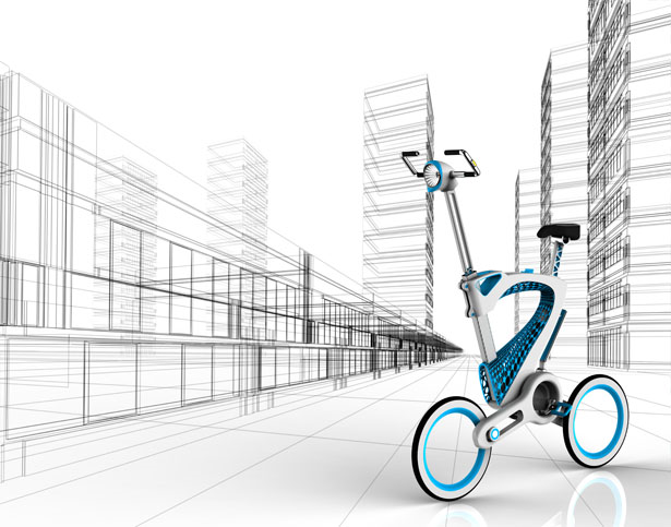 Напечатанный складной велосипед MORI от дизайнера Януса Юаня