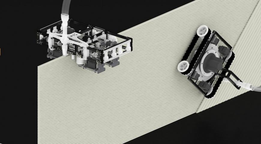 Министроители: крошечные роботы для 3D-печати зданий