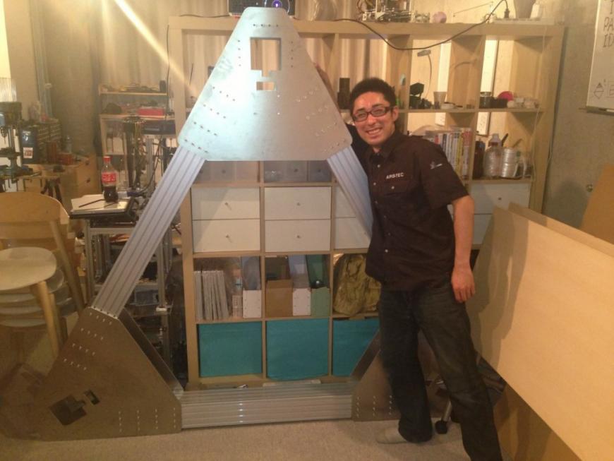 Японцы создали огромный Дельта 3D-принтер высотой 4 метра