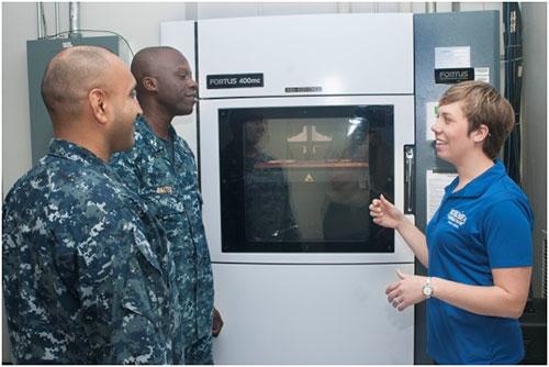 Военно-морской флот США возьмет 3D-принтеры в плавание