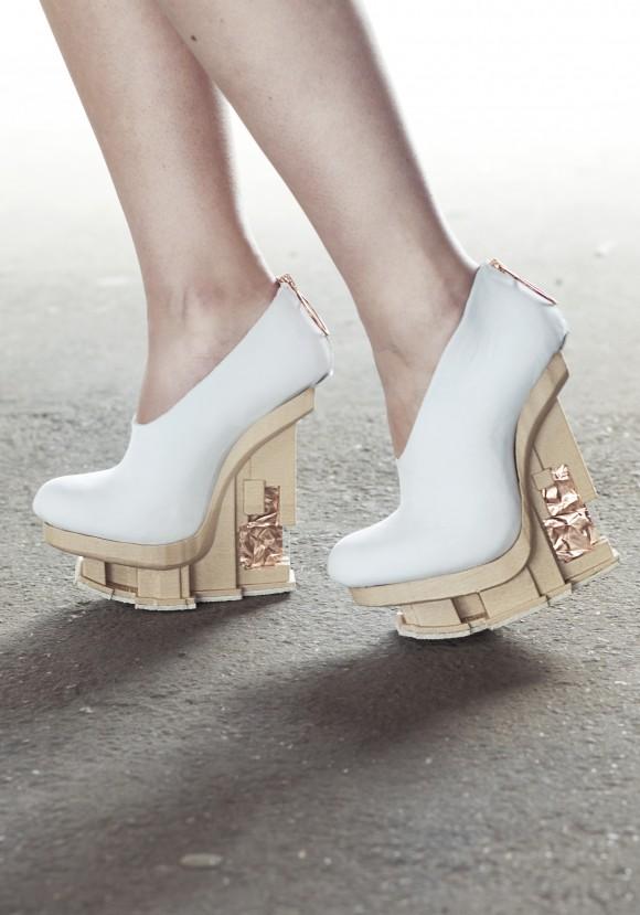 Дизайнеры напечатали платформы для новой коллекции обуви EXCIDIUM из волокна woodFill компании Colorfabb