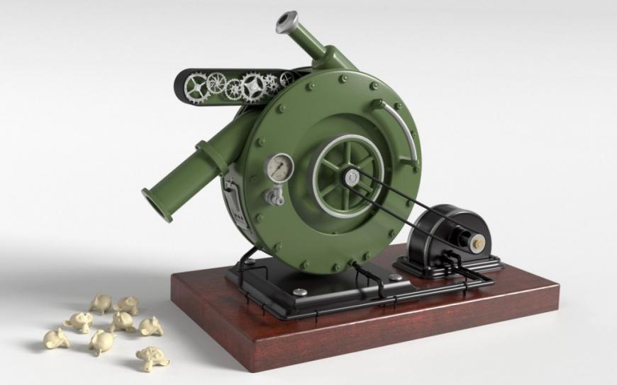 Паровой 3D-принтер выиграл конкурс «Промышленная революция» на сайте BlenderNation
