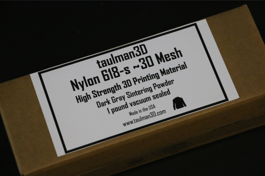 taulman3D представляет новый порошок для лазерного спекания Nylon 618-s