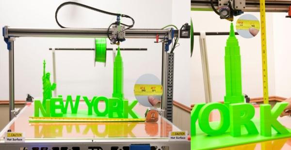 Широкоформатный 3D-принтер X1000 компании 3DP Unlimited для крупногабаритной печати