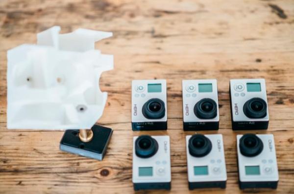 3D-печать и 6 камер GoPro помогут вам снимать видео с 360° обзором