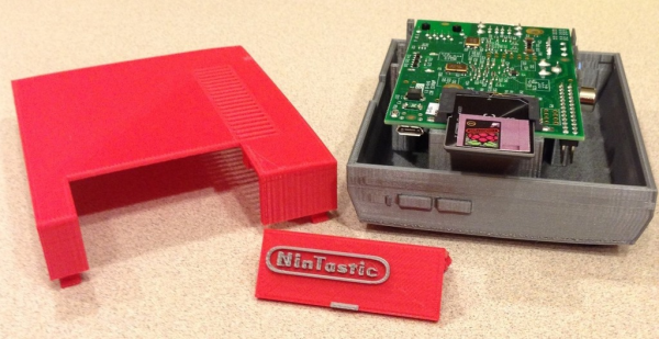 3D-печатный корпус в стиле Nintendo для Raspberry Pi