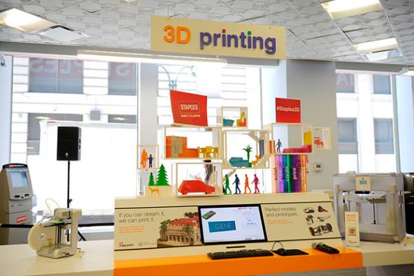 Staples представляет услугу 3D-печати в своих магазинах в Нью-Йорке и Лос-Анджелесе