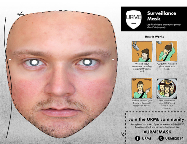 Бумажная маска URME Surveillance и инструкция ее применения