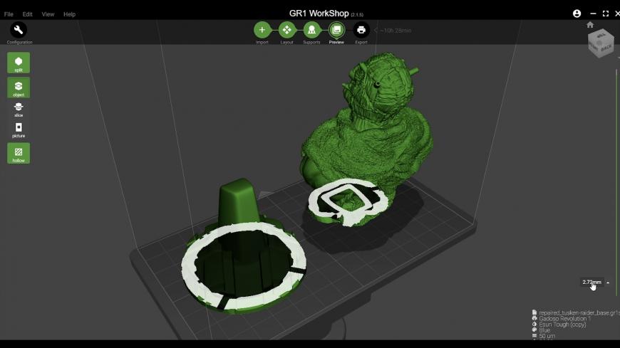 Обзор 3D-принтера Wanhao GR1 (GADOSO REVOLUTION 1)