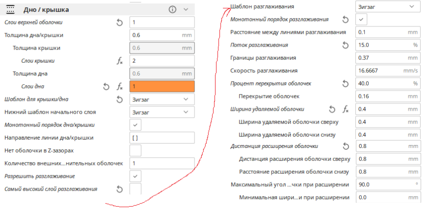 Отвратительная грубость  первого слоя.