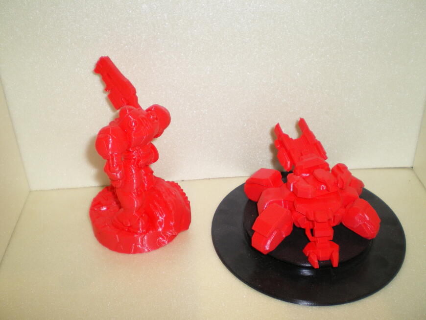 Обзор пластика для 3д печати RS Crossbridge PLA Красный