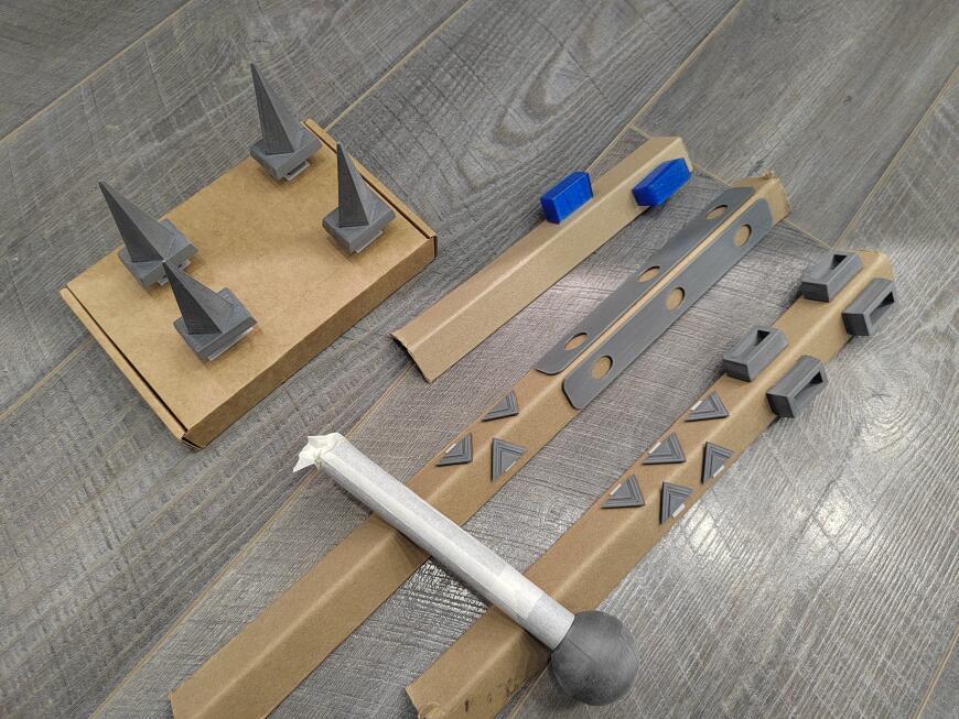 Делаем оружие персонажа Занка Ниджику из аниме Гачиакута + бонус