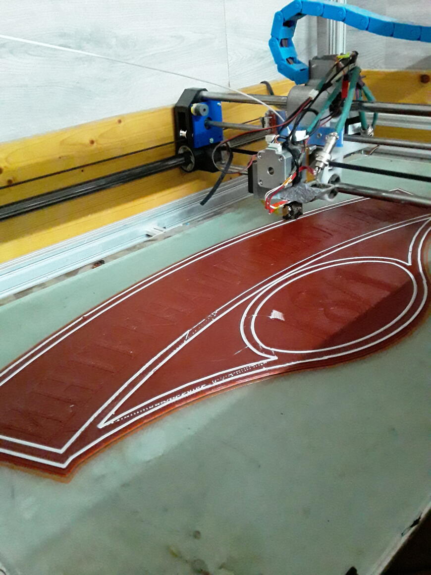 Адресная табличка, пруток PETG от филамент.рус Адресная табличка, пруток PETG от филамент.рус