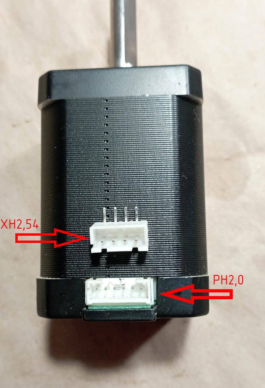 Почему на моторе nema 17 ставят разъем 6pin PH 2,0