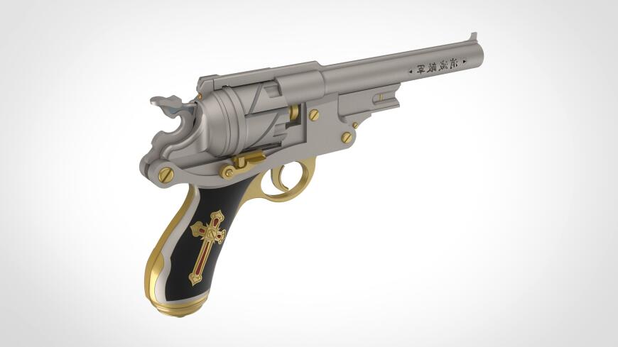 Webley-Fosbery .455 из фильма Ван Хельсинг