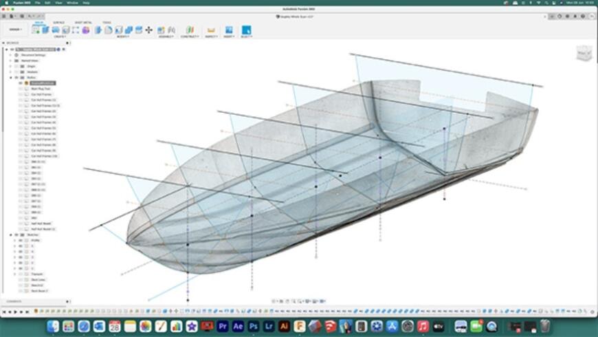На стыке традиционного ремесла и новых технологий: 3D-сканер EinScan H и Fusion 360 в производстве катеров