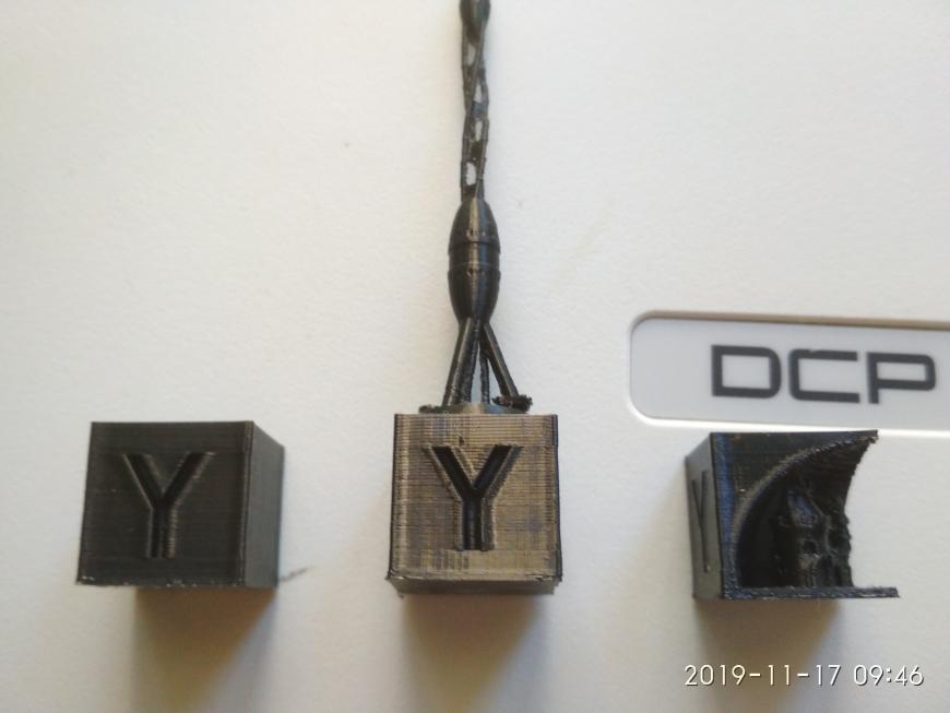 Tronxy x5sa кубик тест