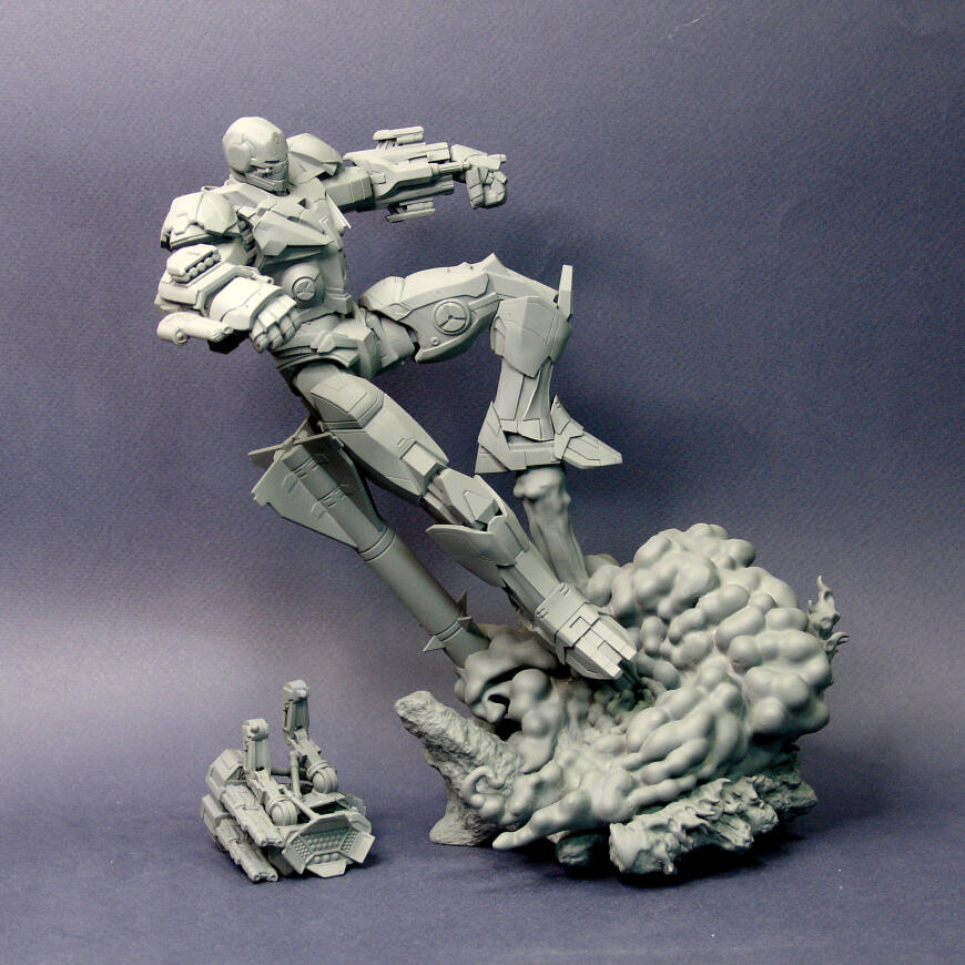 Диорама с железным патриотом